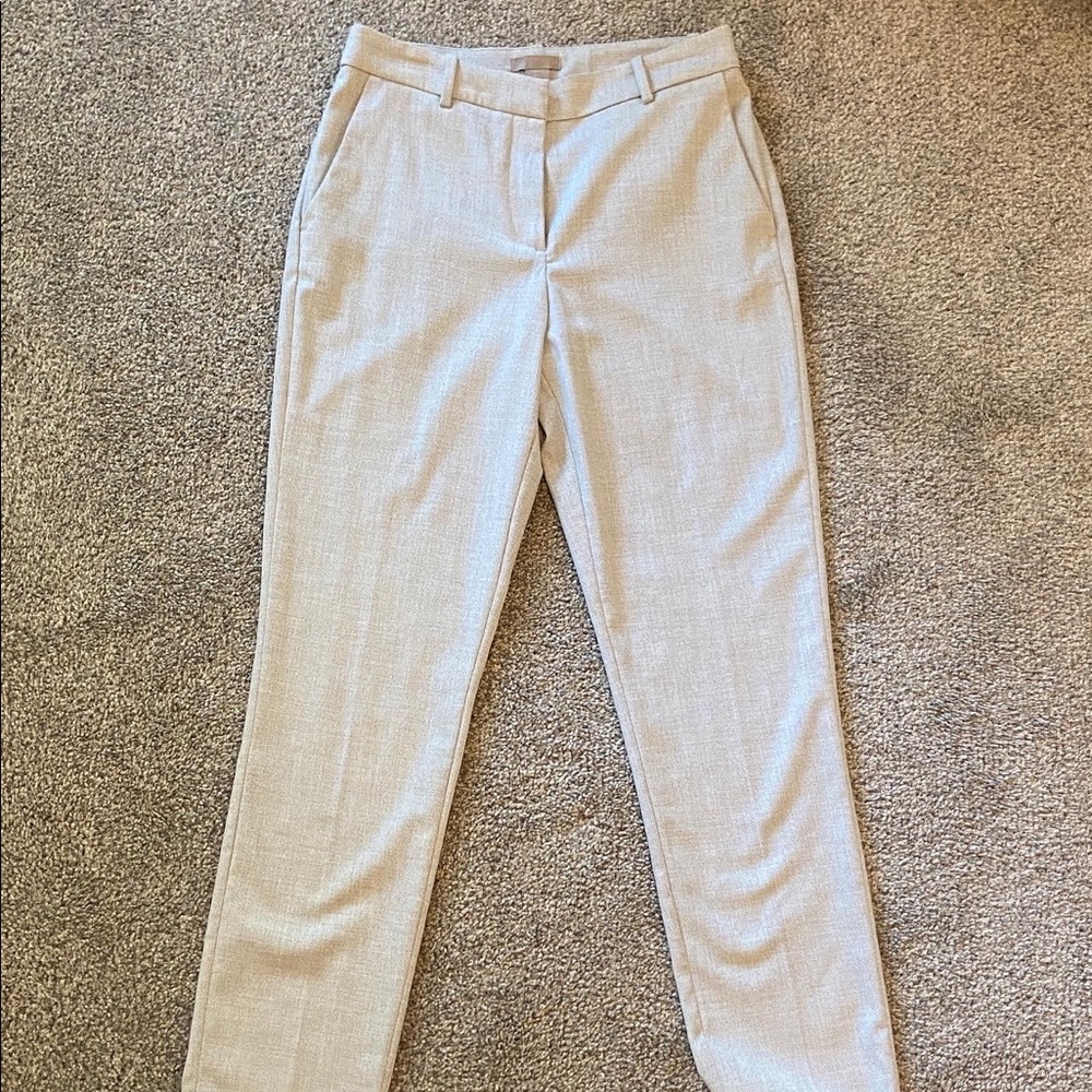 H&M gray twill dress pants